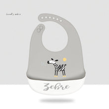 Load image into Gallery viewer, Silicone Baby Bibs Food Grade Waterproof Baby Feedings Table Ware Set Bib For New Silicone Bibs For Girls And Boys