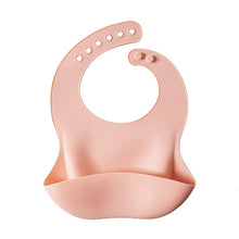 Load image into Gallery viewer, Silicone Baby Bibs Food Grade Waterproof Baby Feedings Table Ware Set Bib For New Silicone Bibs For Girls And Boys