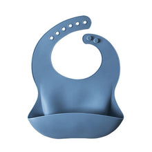 Load image into Gallery viewer, Silicone Baby Bibs Food Grade Waterproof Baby Feedings Table Ware Set Bib For New Silicone Bibs For Girls And Boys