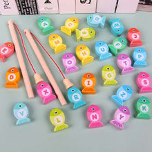 Load image into Gallery viewer, Montessori Educational Wooden Toys for Kids Montessori Toys Board Math Fishing Montessori Toys Educational for 1 2 3 Years Old