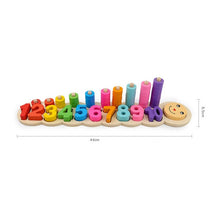 Load image into Gallery viewer, Montessori Educational Wooden Toys for Kids Montessori Toys Board Math Fishing Montessori Toys Educational for 1 2 3 Years Old
