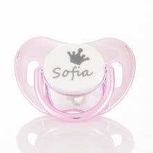 Load image into Gallery viewer, MIYOCAR custom pacifiers any name text can make BPA free safe personalized pacifierP dummy FDA pass baby best choice baby shower
