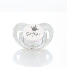 Load image into Gallery viewer, MIYOCAR custom pacifiers any name text can make BPA free safe personalized pacifierP dummy FDA pass baby best choice baby shower
