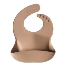 Load image into Gallery viewer, 1pcs Silicone Bibs  Feeding Saliva Towel Waterproof Soft Cloths Bandana Lightweight Infant Bibs Aprons Adjustable
