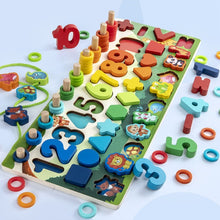 Load image into Gallery viewer, Montessori Educational Wooden Toys for Kids Montessori Toys Board Math Fishing  Montessori Toys Educational for 1 2 3 Years Old
