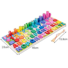 Load image into Gallery viewer, Montessori Educational Wooden Toys for Kids Montessori Toys Board Math Fishing  Montessori Toys Educational for 1 2 3 Years Old

