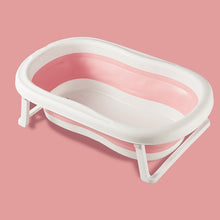 Load image into Gallery viewer, Large Folding Baby Bath Tub Portable Bath Bucket Anti-Slip Bottom Newborn Baby Swim Tubs Portable Children Non-Slip Kids Bathtub
