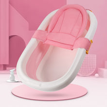 Load image into Gallery viewer, Large Folding Baby Bath Tub Portable Bath Bucket Anti-Slip Bottom Newborn Baby Swim Tubs Portable Children Non-Slip Kids Bathtub
